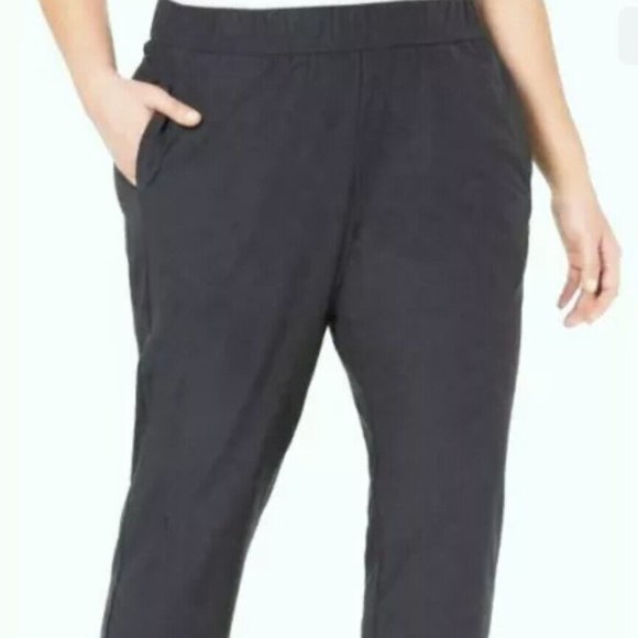 Eileen Fisher S/P Ankle Pants Signature Lightweight Washable Stretch Crepe Capri - Picture 1 of 3